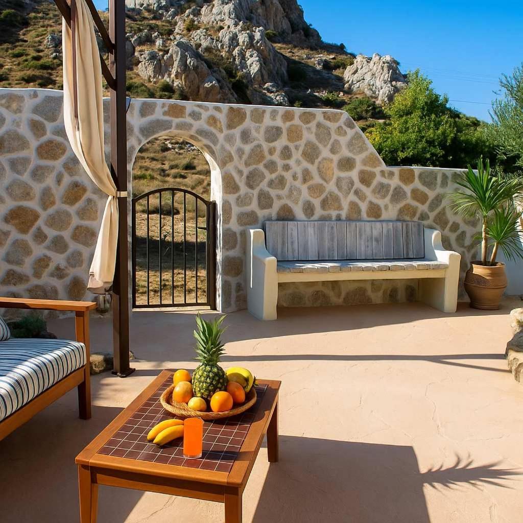 Atlantic Cave Haven-Seaside, Fully Equipped Apartment Kolymbia Exterior foto